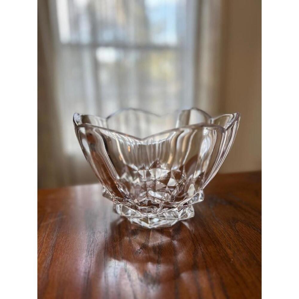 Studio Nova Starcade Glass Fruit Bowl 8.75” w Box VTG